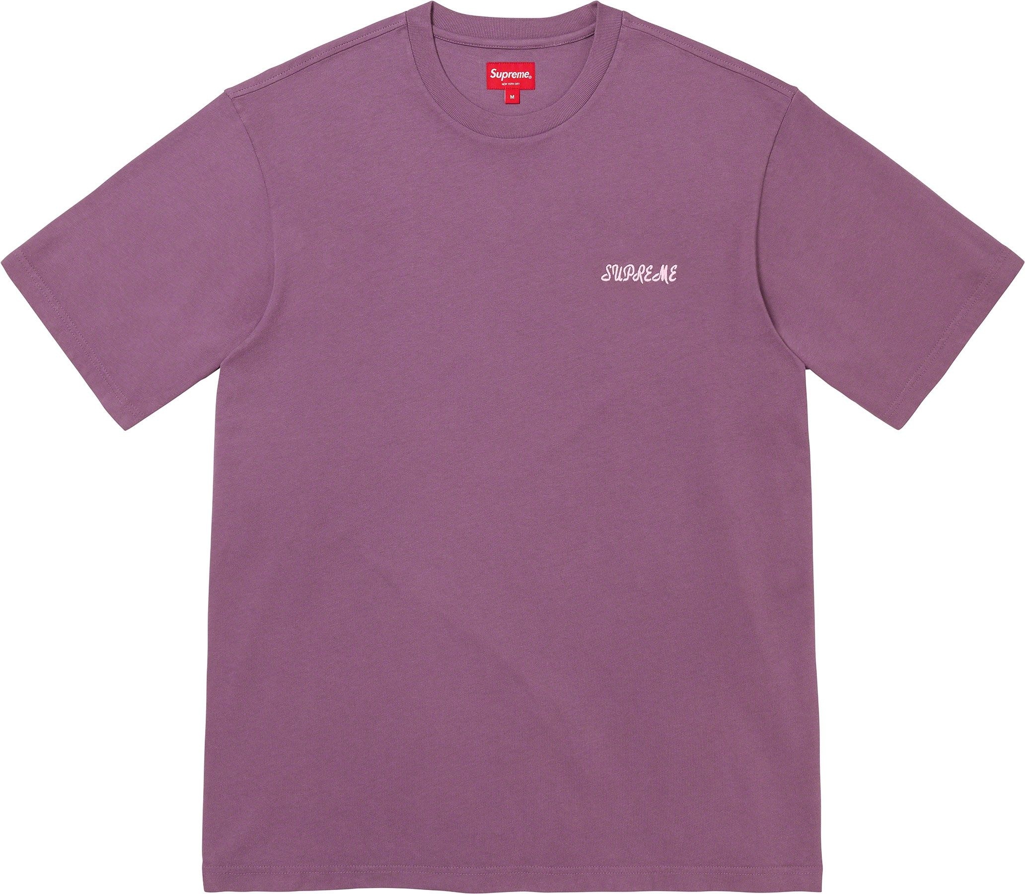 Washed Script S/S Top view 12
